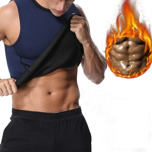 Custom Logo Hot Selling Circulation Exercise Sauna Suit Vest For Man