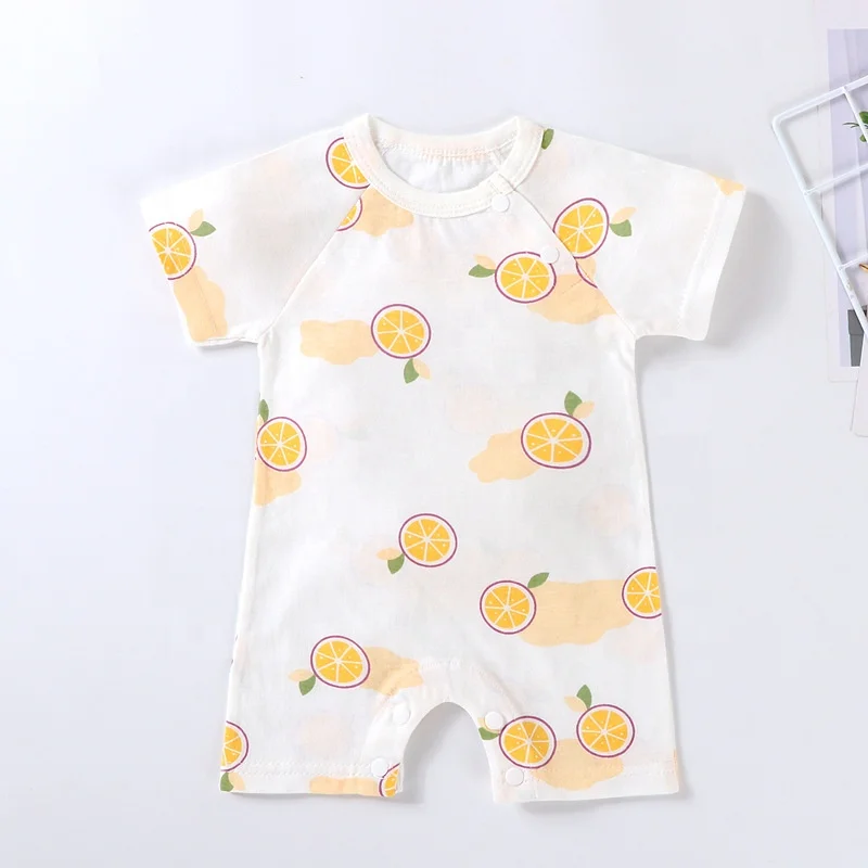 Factory Wholesale Baby Romper Cotton Summer Romper Baby Clothes Without Feet Jumpsuit short-sleeved Romper