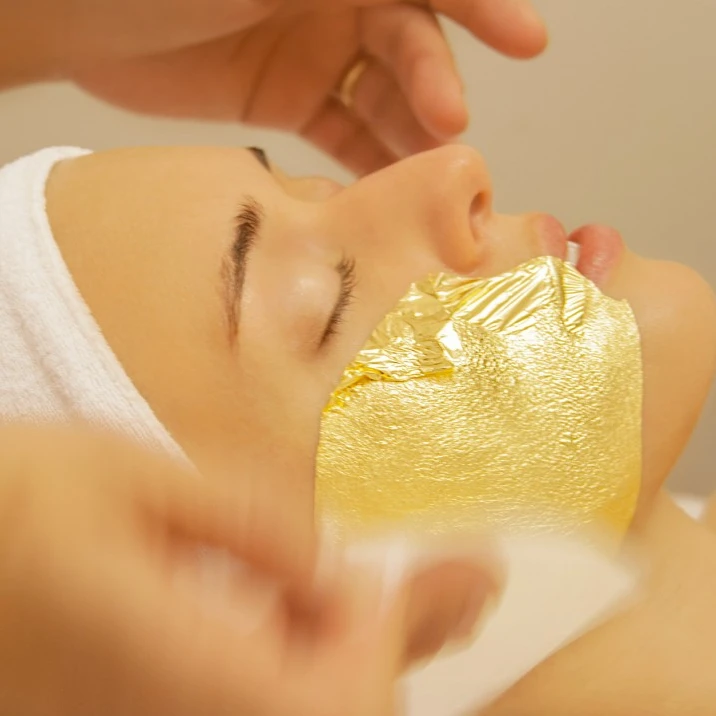 2020 новый продукт Высокое качество 24k Золотая Листья маска для лица спа или домашнего использования.