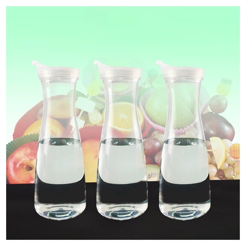 Wholesale 1.5L Plastic Water Pitcher Tea Bottle Transparent Juice Jug Soda Container with Lid Beverage Pitcher
