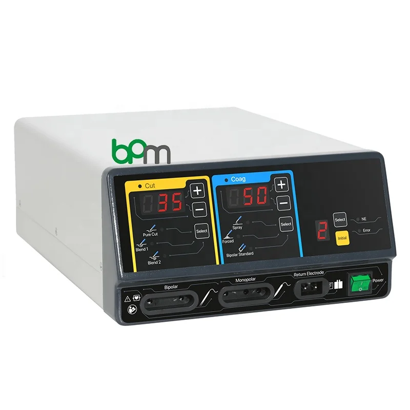 BPM-ES106 CE ISO утвержденных медицинские 100W хирургические двухполярный RF электрохирургический блок