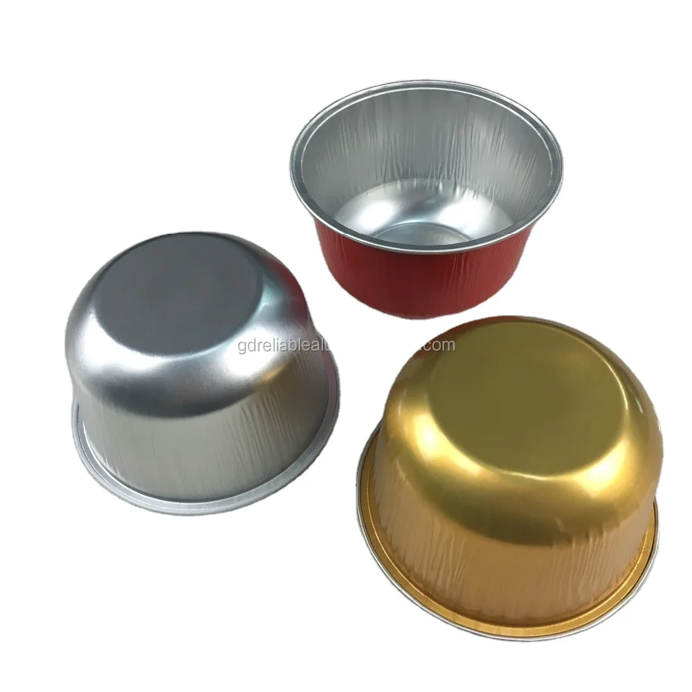 Manufacturer high specification color bakery 100ml food packaging aluminum foil container
