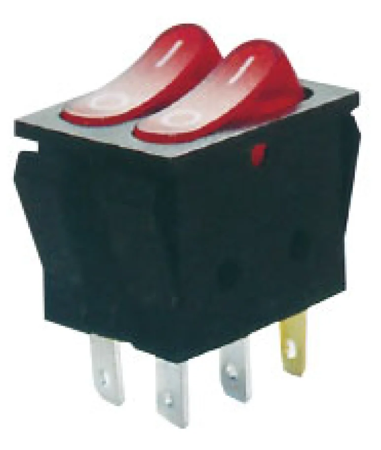 ABILKEEN Good Quality 4 Pin Rocker Switches 4 Pin ON-OFF Rocker Switch