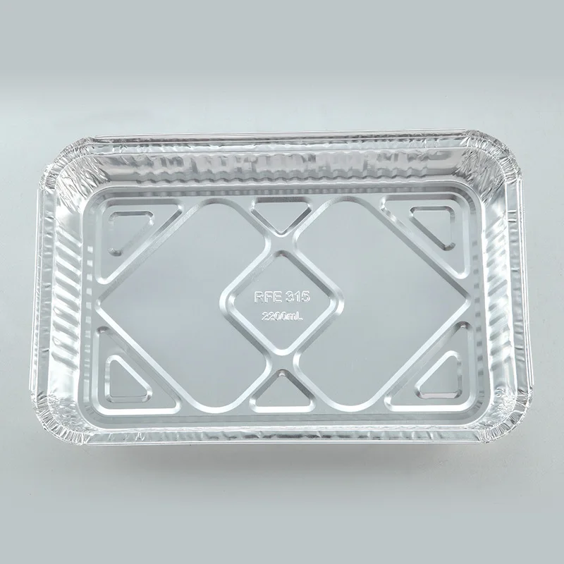 household disposable aluminum 1lb loaf baking container oven safe foil pan with lid