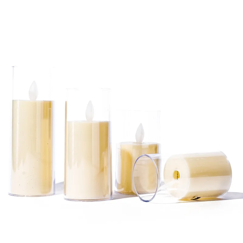 Wholesale Flameless LED Tea Light Candles with Batteries Included LED Candle Wax for Tea Light Decorations
