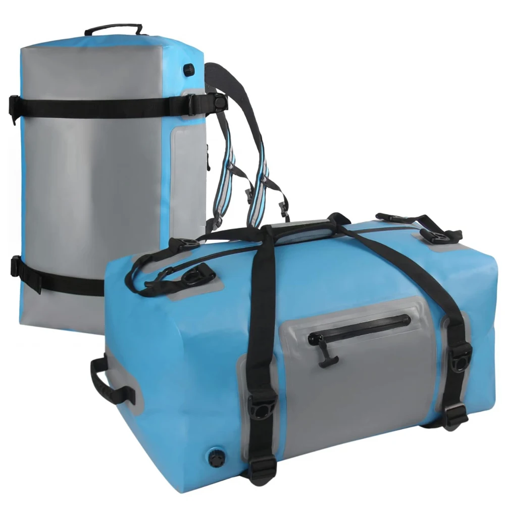 Adventure motorcycle tail bag wholesale custom moto bag convertible travel waterproof dry duffle bag for back seat