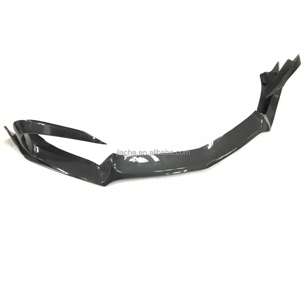 Carbon Fiber Front Lip Spoiler Splitters Flaps For Mercedes Benz AMG GT AMG GTS AMG GTR Coupe Head Bumper Chin