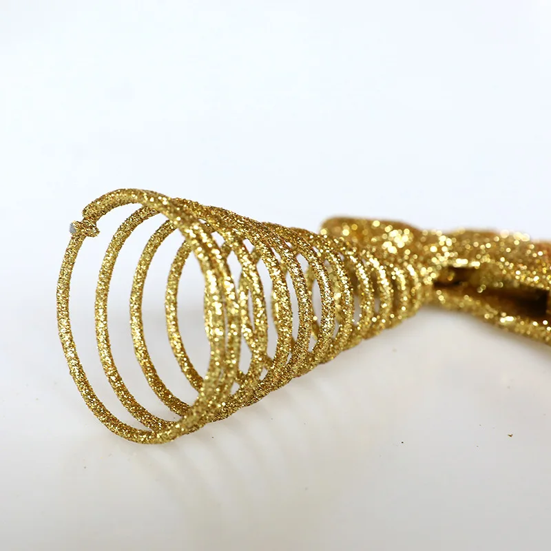 Christmas Decoration Glitter Gold Five-Pointed Star Pendant Ornament Christmas Tree Accessories Decor Christmas Tree Top Star