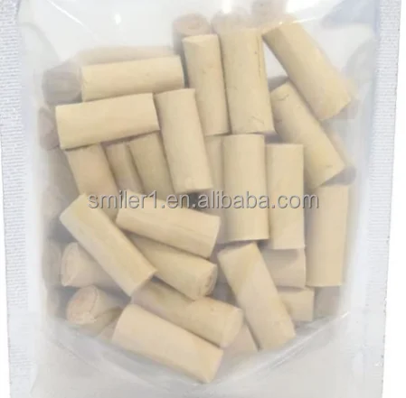 
Nature 9mm diameter *20mm length handmade eco-friendly corn husks filter cigarette tips 