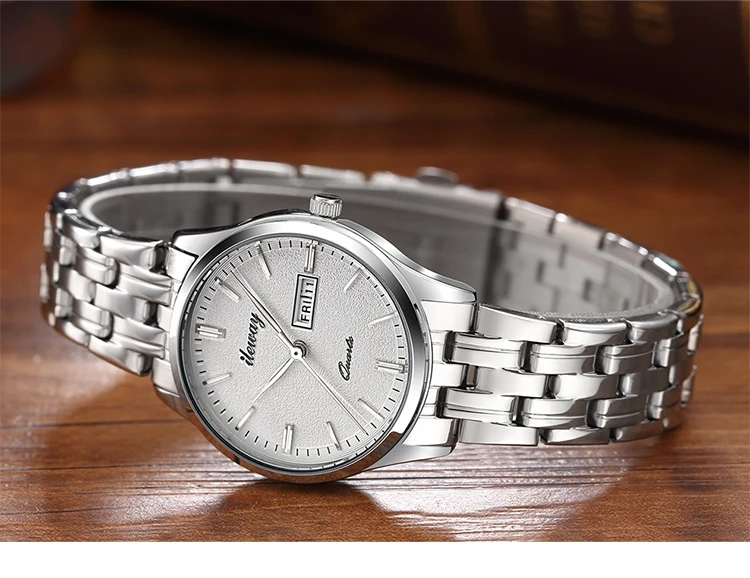 Top Brand Waterproof Stainless Steel Japan Movt Couple Watches Wholesale Quartz Men Lady Watch Factory
