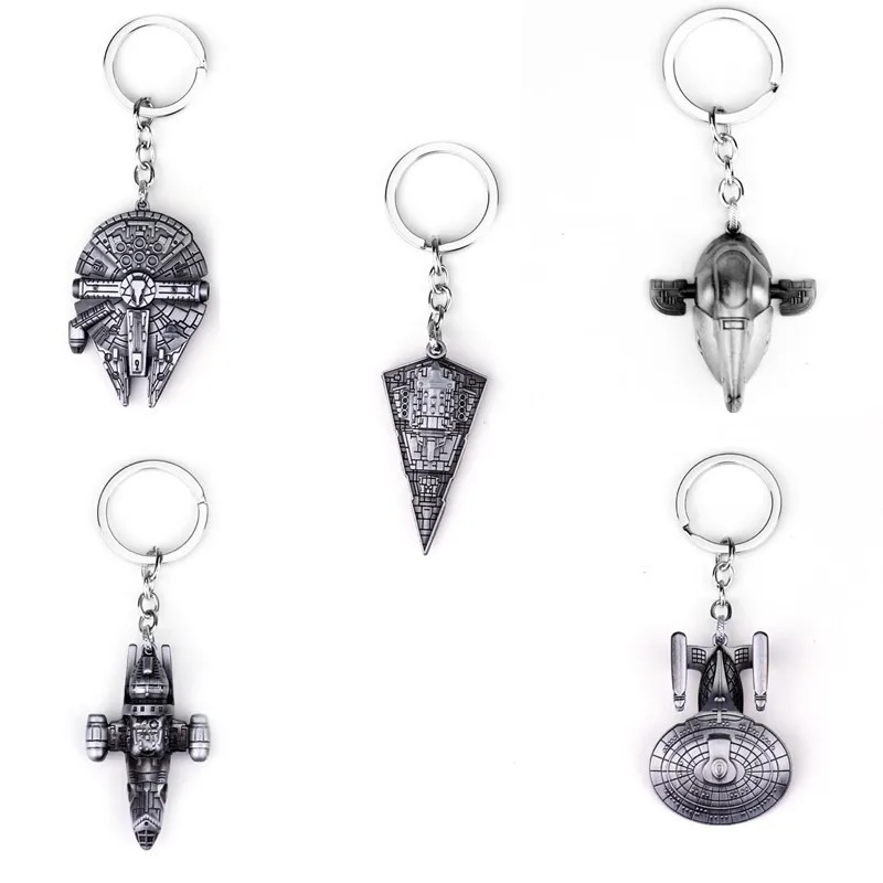 Wowei Movie Star Spaceship Metal Keychain Bottle Opener Robot Key Chain Collections
