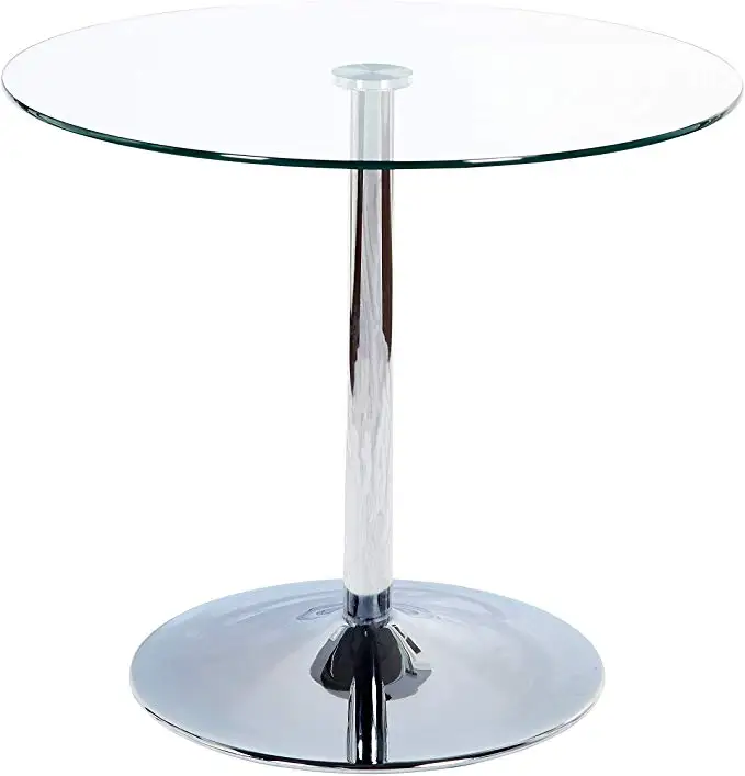 Italian Simple Design Solid Wood Dining Room Furniture Round Dining Table With Rotating Centre