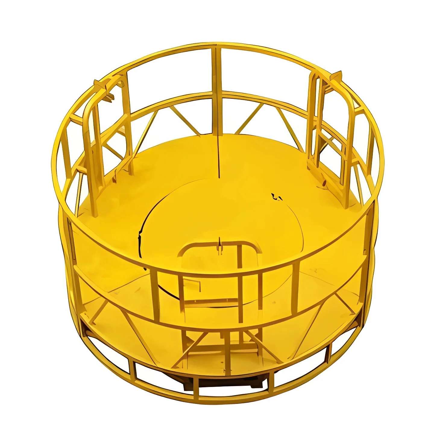 ZLP 1000 aluminum alloy temporary suspended platform /electric suspended platform