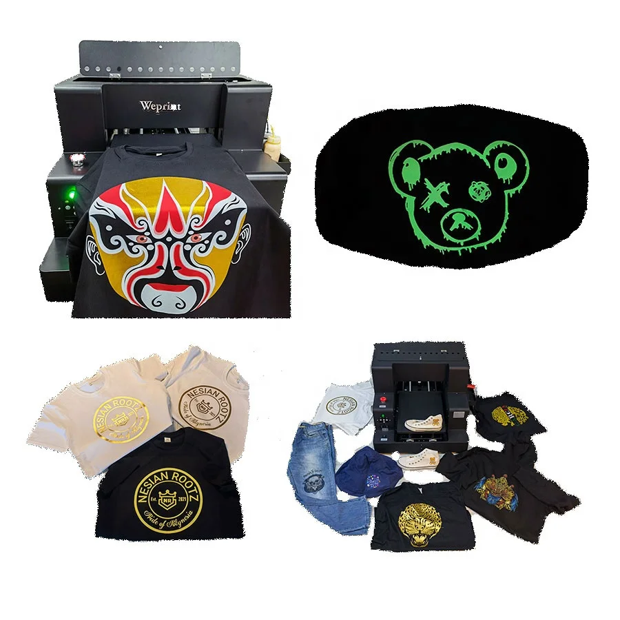 Weprint cheapest A3 dtg printer digital sublimation t-shirt printing machine for Small Business Garment printing industry
