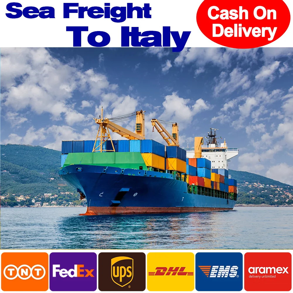 costs delivery service container 40 hq 40ft  freight forwarder seafreight sea shipping from guangzhou shezhen china to italy na