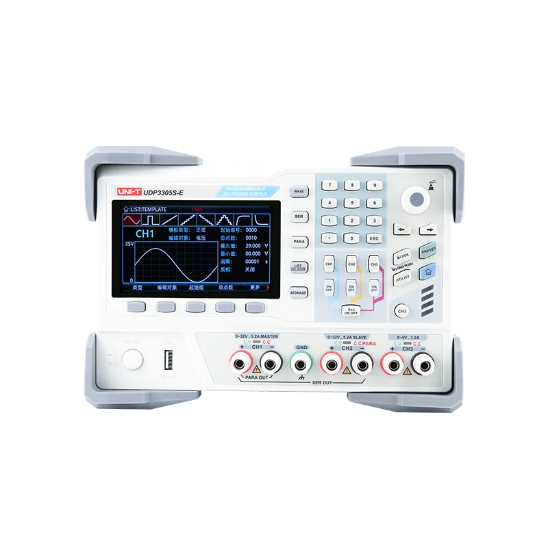 Newest UNI-T UDP3305S-E 348W Programmable linear DC power supply 5A 30V 3 CH variable DC power supply