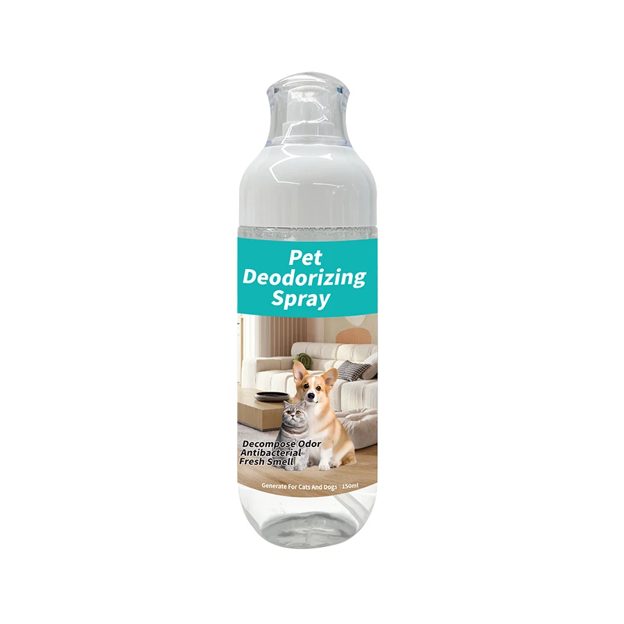150ml Bio-Enzyme Odour Removers Pet Deodorizer Spray Deodorizing Cat Litter and Urine Sterilization for Dogs and Cats