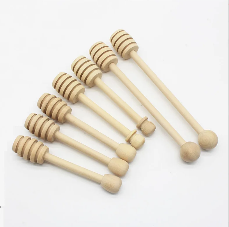 Wooden honey stir stick spoon