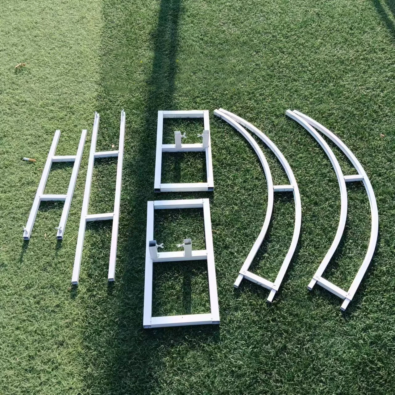 Metal Horn Wedding Arch 2 PCs Set Wedding Floral Arch for Wedding Stage Decoration