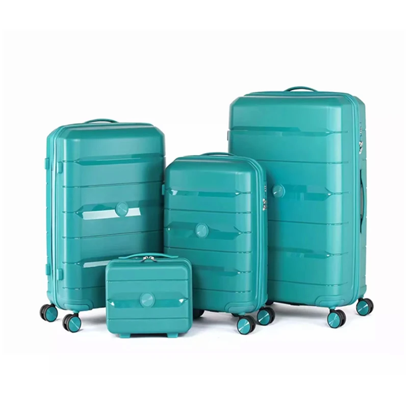 Hot Sale PP Hard Shell Lightweight luxury fashion Durable travel suitcase carry on luggage hard luggage set
