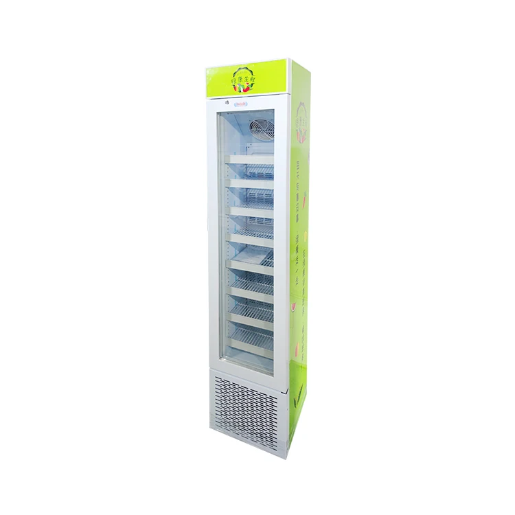 Meisda SD105B 105L тонкий вертикальный дисплей для мороженого со стеклянной