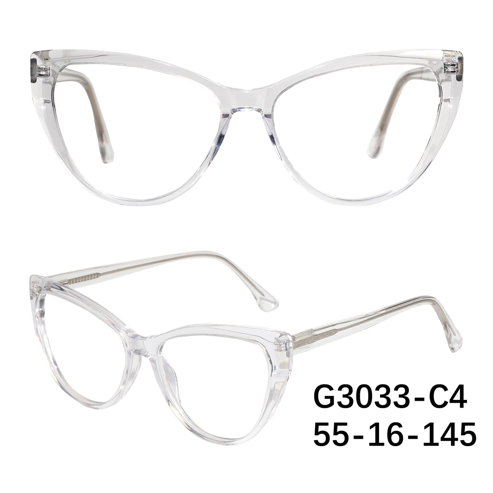 G3033 недорогие очки унисекс в полной оправе кошачий глаз из ацетата