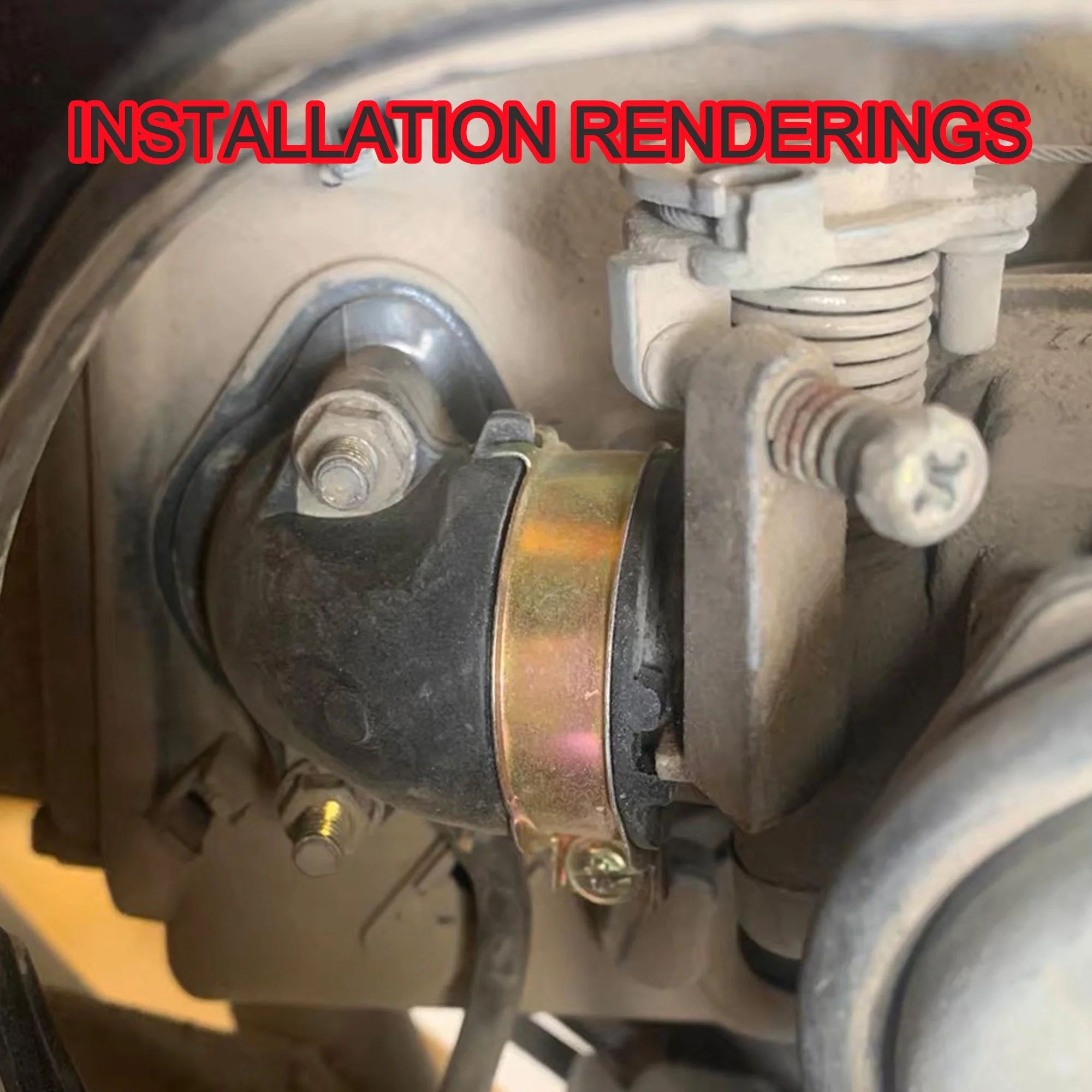 GOOFIT 22mm Intake Manifold Pipe Replacement for GY6 125cc 150cc Scooters Go Karts ATV Moped Scooter Dune Buggy