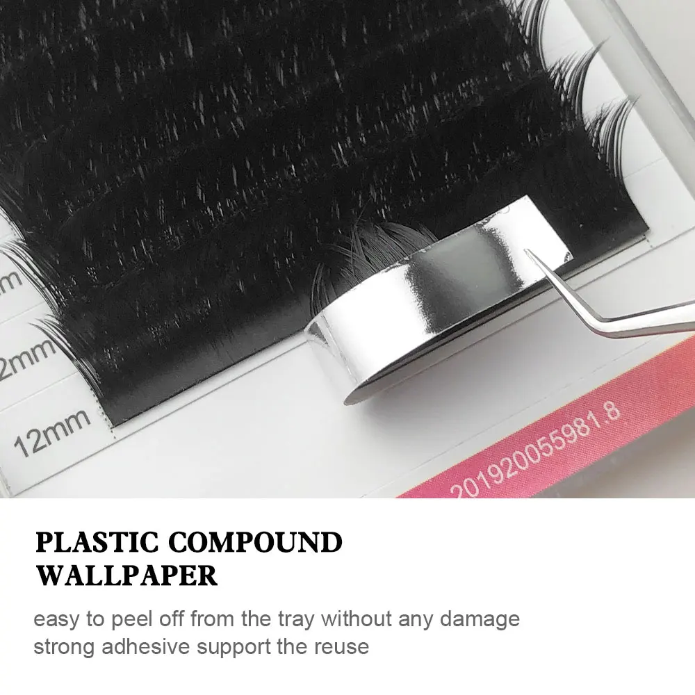 NAGARAKU Makeup V Shape Auto-Fans Eyelash Extension Volume Lashes Maquiagem Clios 0.05mm Easy-Fans Premium Natural Eyelashes