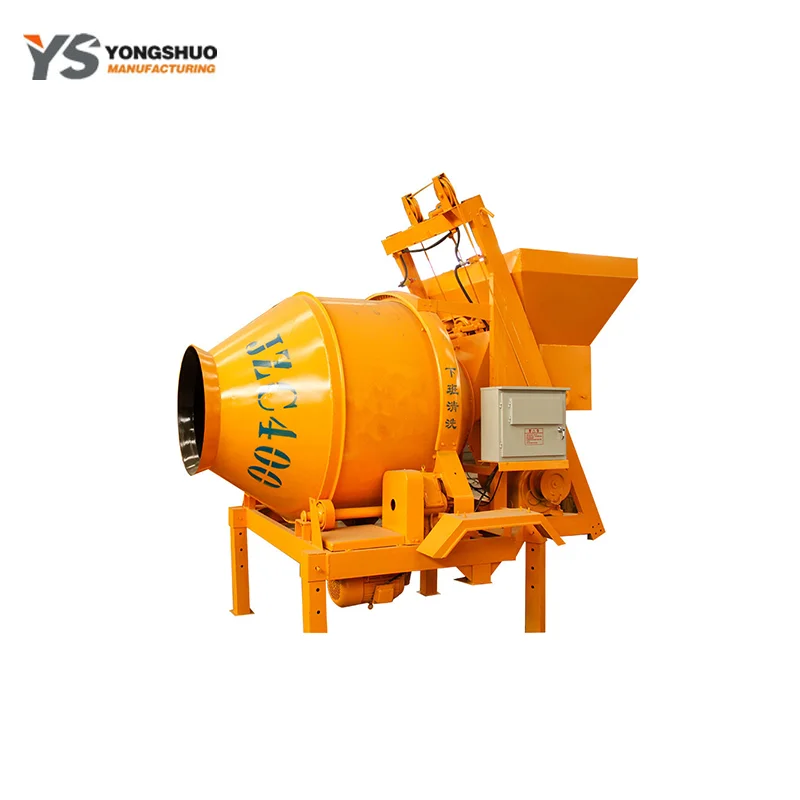 portable rugged mobile series Jzc400 drum mixer