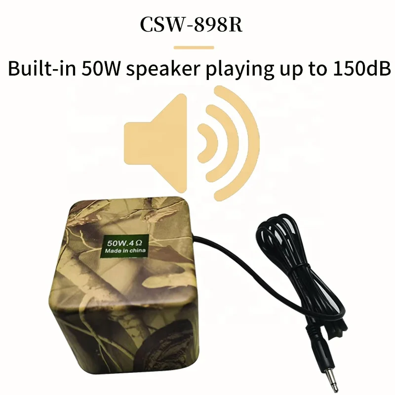 Long distance control waterproof sika deer bird sound mp3 player caller