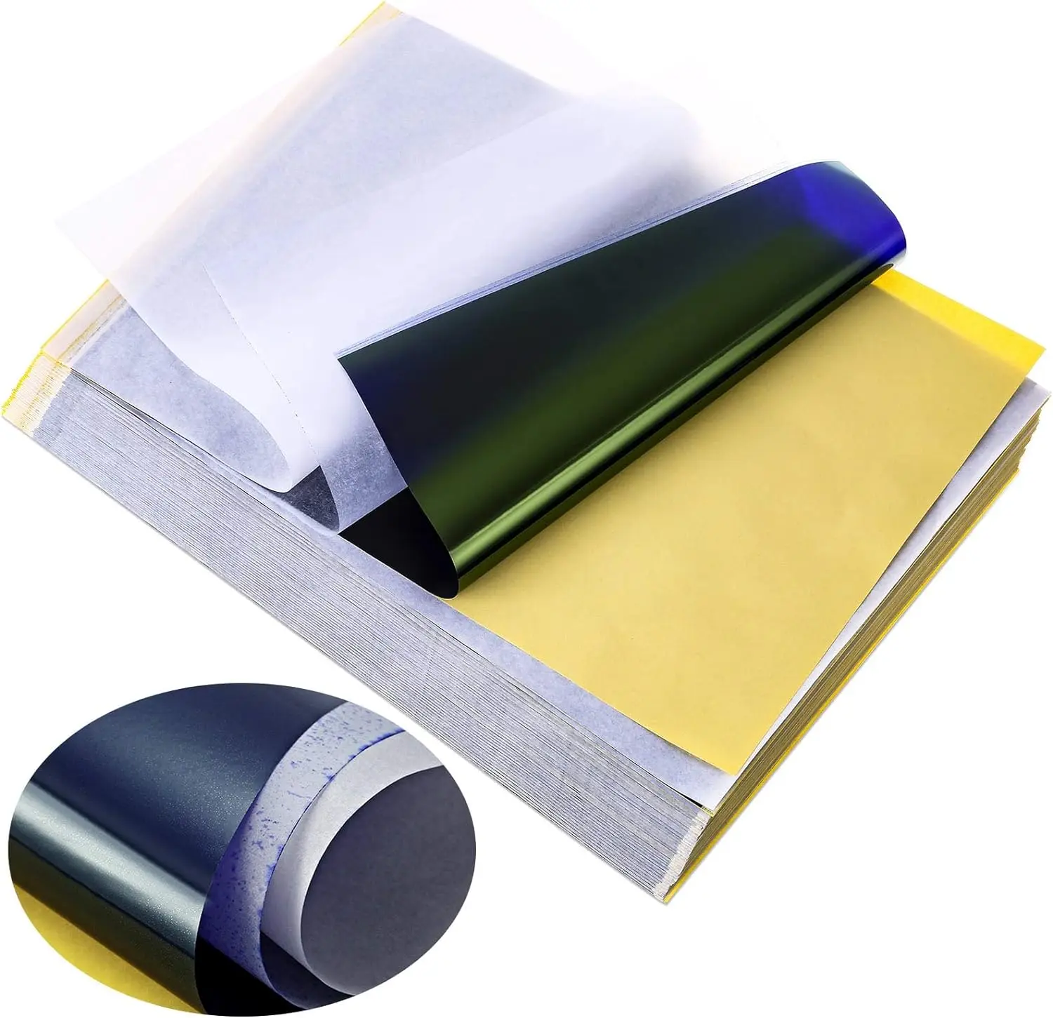 Hadiyah Factory A4 Size Copy Paper Thermal Tattoo Stencil Transfer Paper for Tattoo Beginner Artist 100 Sheets/box