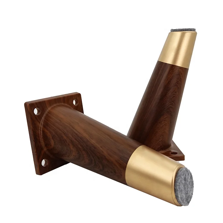 2024 plastic ABS matt surface round Furniture Leg sofa legs wood furniture parts