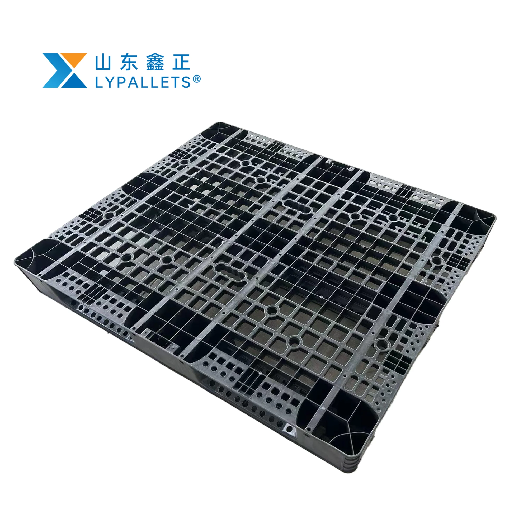 Hdpe черные пластиковые поддоны 1200x1000x150 складское хранилище с открытой палубой переработанный пластиковый поддон 48x40 цена