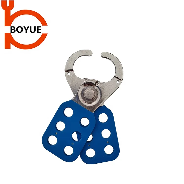 China Factory Blue Color Padlock Lock Out Safety Multipadlock Hasp Lockout With Handle