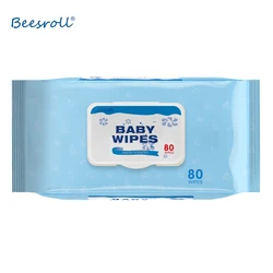 Disposable Baby Wipes Organic Babywipes Sensitive Ph Balance Wipes Baby Wet Wipes Natural Cotton