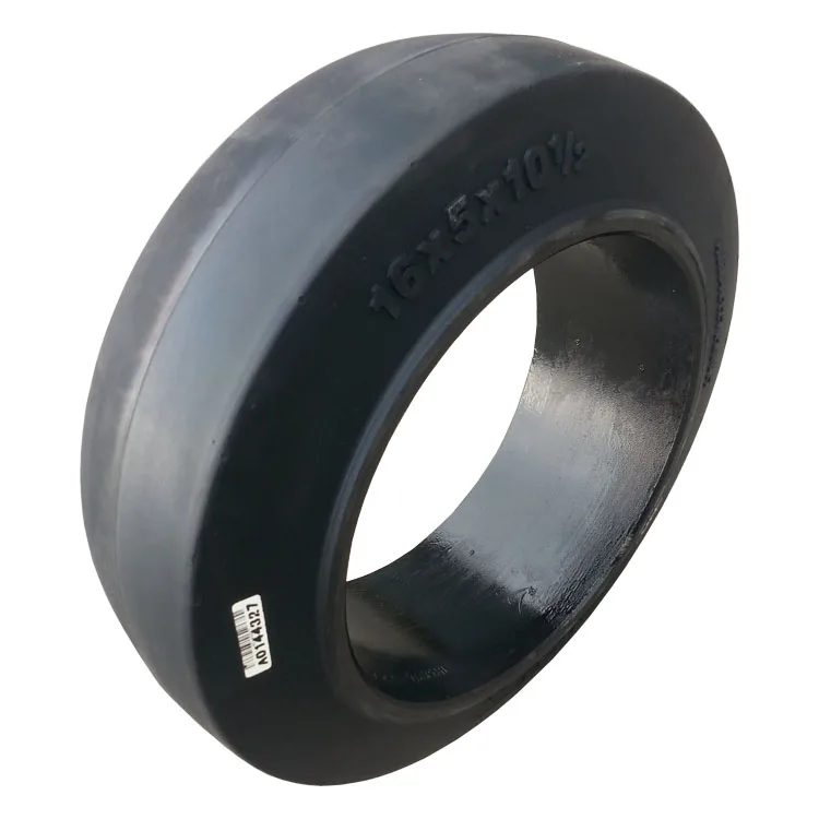 Black 20x8x16 solid tyre with High stability Press on Solid Tire for Asphalt Paver of road works