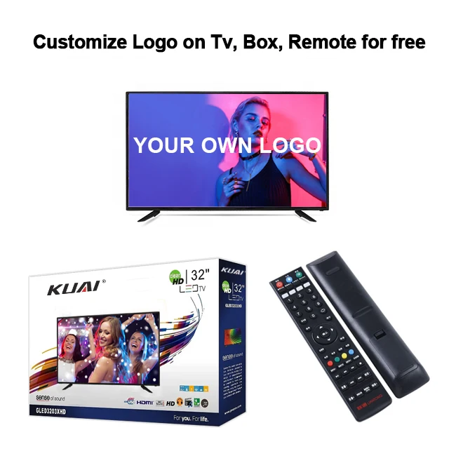 Factory Direct Supply TV OEM 24 32 50 Inch IPS Flat Screen Panel Custom Brand Digital Plasma Television LED Set