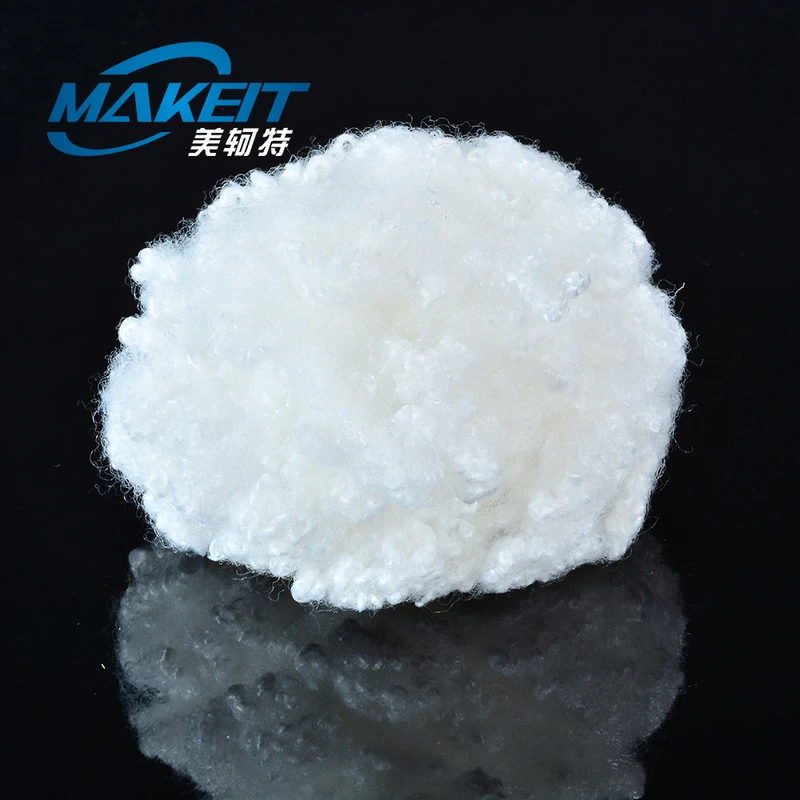 Manufacture 7D*64MM HCS Polyester Fiber Polyester Virgin Staple Fiber Polyester Fiber