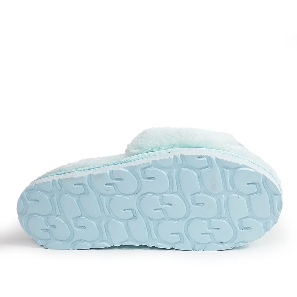 Factory mass production high quality Fur Fluffy Slippers Wholesale House Home Winter Slipper Heels For Women Ladies