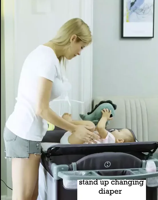 
High quality baby play pen safety baby game yard with net fabric 