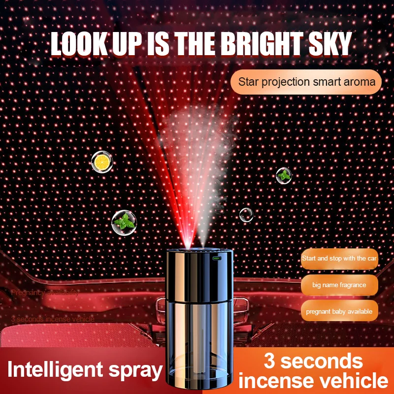 New Perfume Accessories Aromatherapy Automatic Spray Aroma Diffuser Car Air Freshener