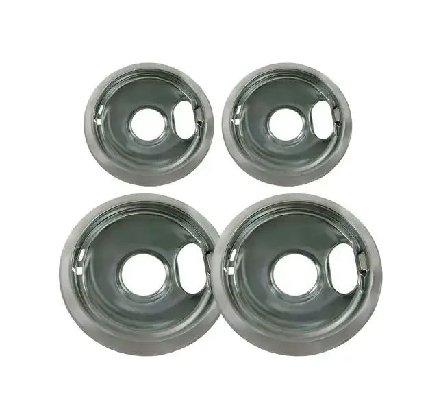 WB31M15 + WB31M16 две капельные чаши 6 дюймов два 8 для печки хромированная фарфоровая капельная сковорода миска/хромированная чаша W10278125