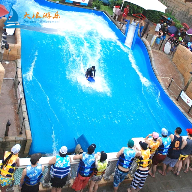 DALANG Factory Top Quality Water Slide Surf Simulator Water Park Games Surf fiberglass flowrider water park equipment