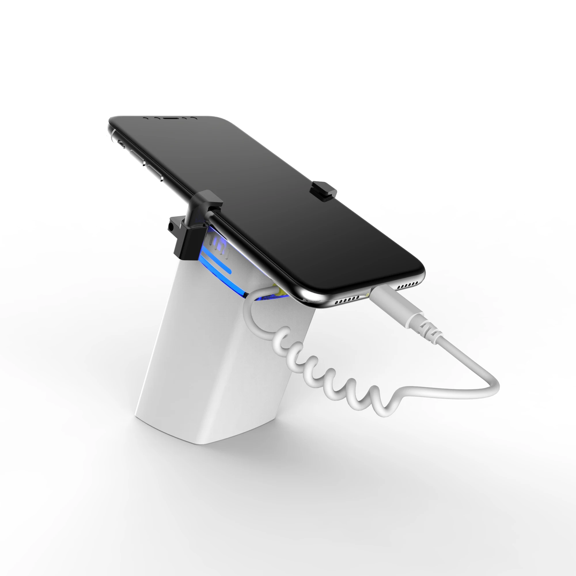 Factory Direct Sale merchandise protector and cell phone security display holder with alarm