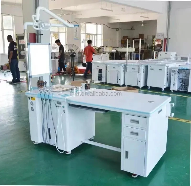 High quality  luxurious  ENT  units Treatment workstation endoscope camera ent examination unit with soft Chair