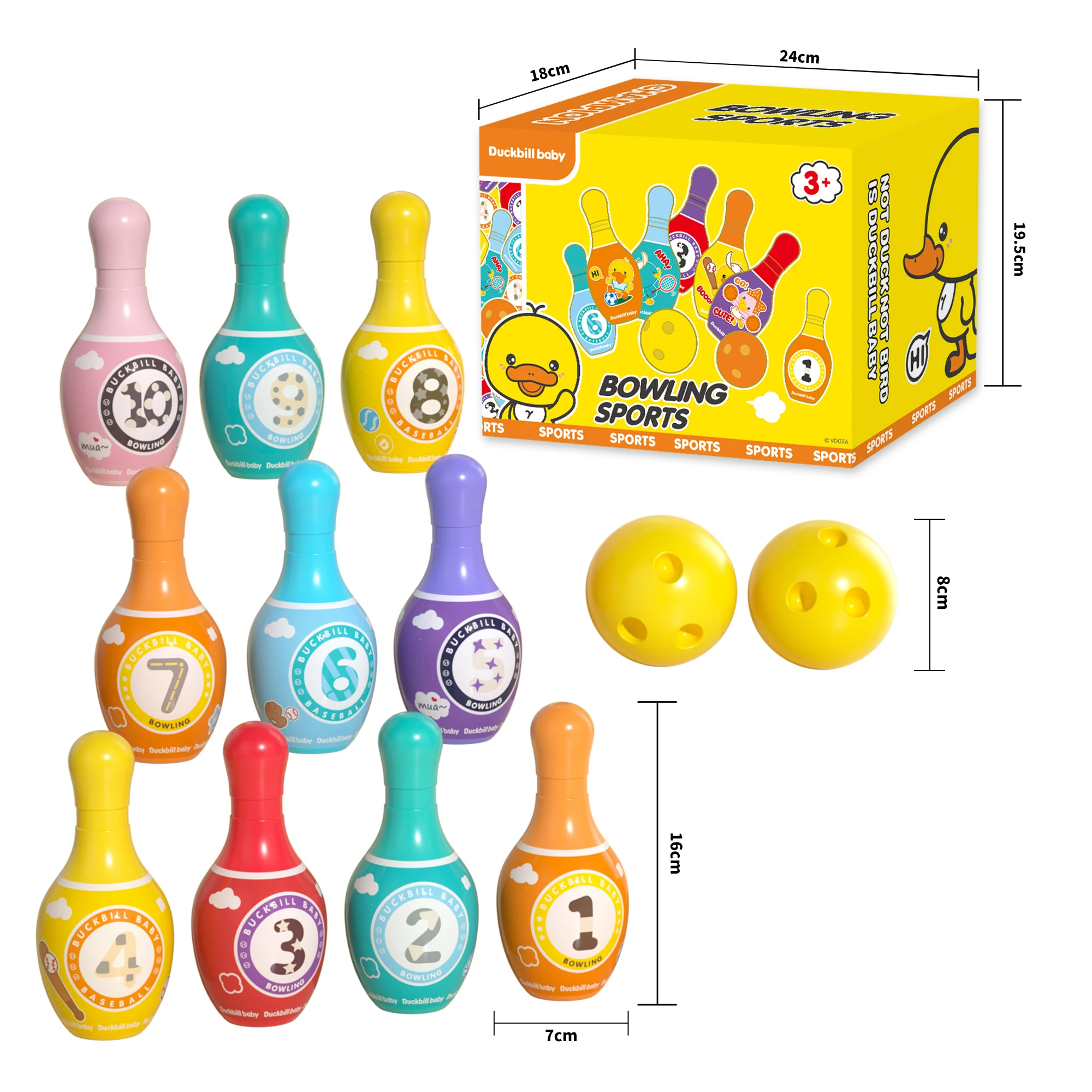 Игрушки для боулинга из пеноматериала