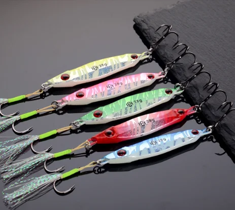 ALPHA New Product Top Level Quality Lead Metal Fishing Jig Lures Eyes on both sides Sea water Hard Jigging Bait