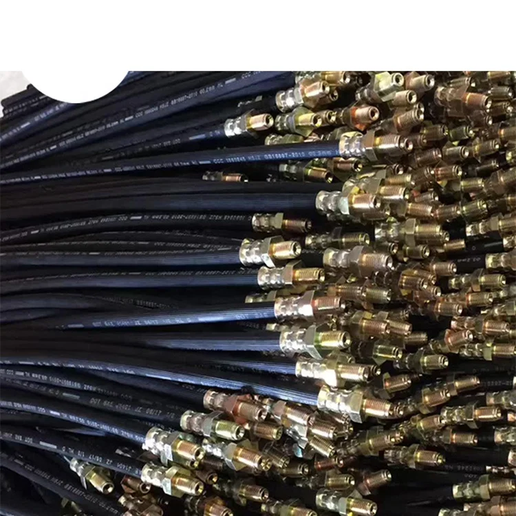 1/2 Inch R1at High Pressure Steel Wire Braided Hydraulic Rubber Hose For Petrol Industrial