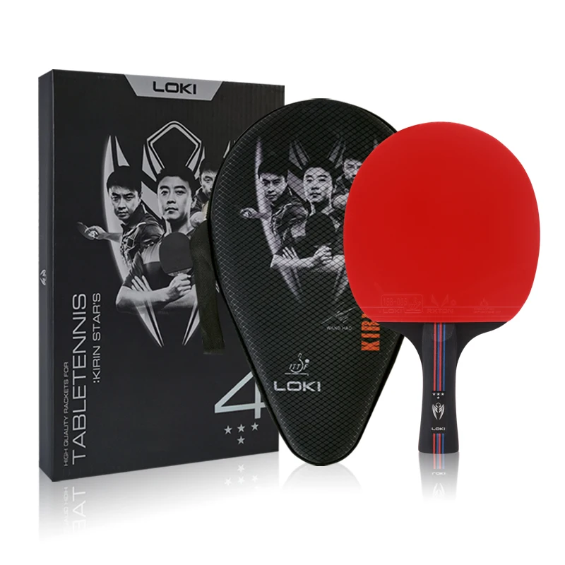 LOKI 2022 Высококачественная ракетка для пинг-понга K4 Star для профессиональных тренировок, одобренная ITTF, Весенняя ракетка для настольного тенниса