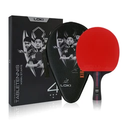 LOKI 2022 Высококачественная ракетка для пинг-понга K4 Star для профессиональных тренировок, одобренная ITTF, Весенняя ракетка для настольного тенниса